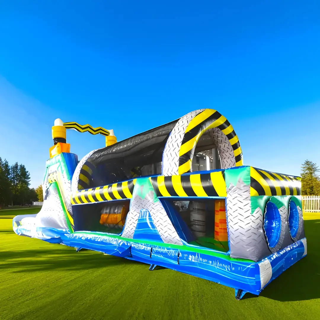 53' Radioactive Run Dual Lane Obstacle Course