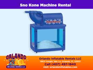Sno Kone Machine Rental