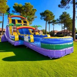 20′ Goombay Splash Water Slide Rental (Dual Lane)