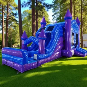 7-in-1 Mystic Castle Combo Bounce House with Slide Rental