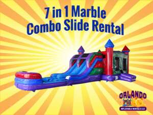 7 in 1 Marble Combo Slide Rental