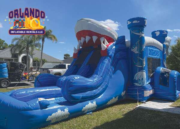 Photo of a 5 in 1 Shark Combo Slide rental in Orlando fl