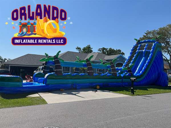 Photo of the 27ft insane hurricane water slide rental