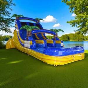 17ft. Lava Falls Water Slide Rental (Dual Lane)