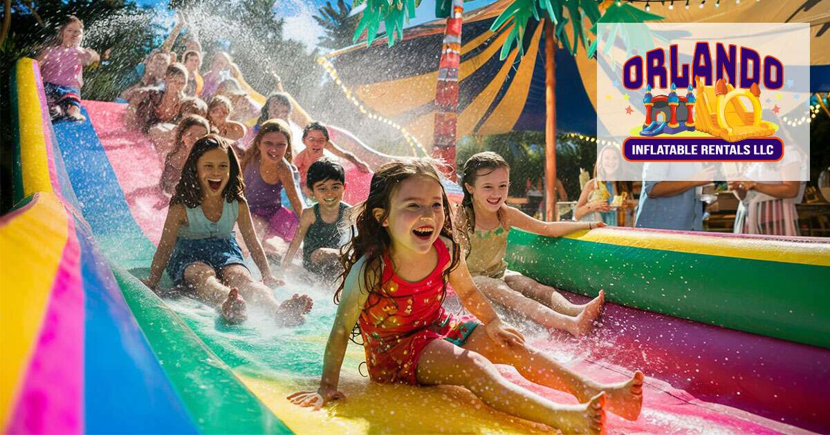 Beat the Scorching Summer Heat with a Water Slide Rental for Your Kid's Birthday Bash!