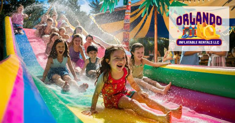 Beat the Scorching Summer Heat with a Water Slide Rental for Your Kid’s Birthday Bash!