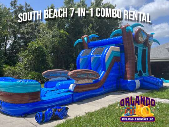 photo image of the 7 in 1 South Beach Combo rental inflatable