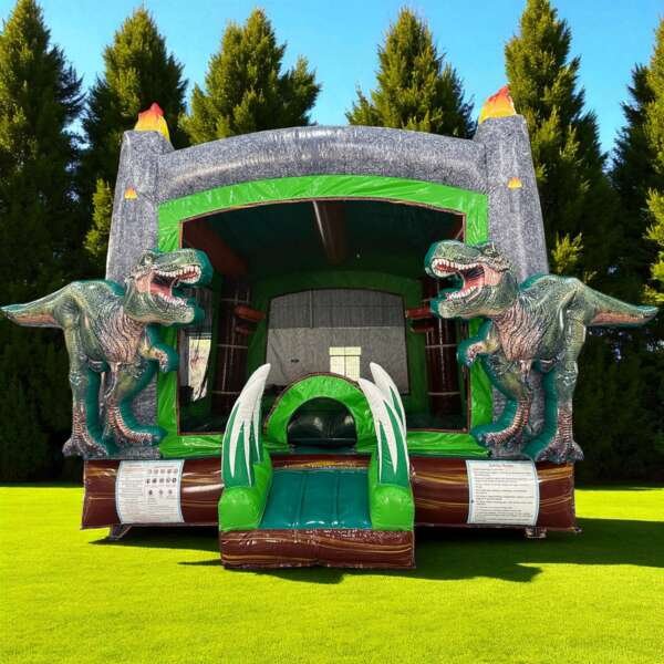 Dinosaur Raptor Bounce House Rental